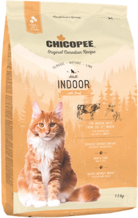 

Сухой корм для кошек Chicopee CNL Cat Adult Indoor Beef 15 кг (017985)