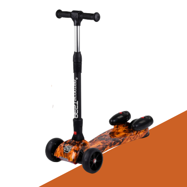 

Самокат детский трехколесный от 2 лет с дымом и турбиной Best Scooter Складной Разноцветный (100061)