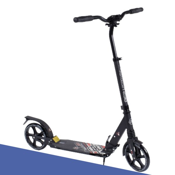 

Детский самокат двухколесный от 5 лет до 100 кг с двумя амортизаторами Best Scooter Колеса 20 см (92087)