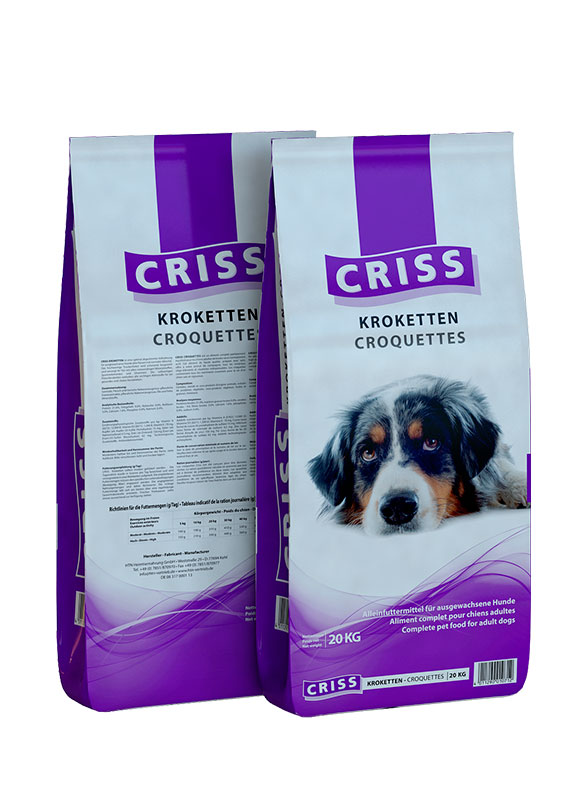 

Сухой корм Criss (Крисс) для взрослых собак - Крокеты, 20 кг