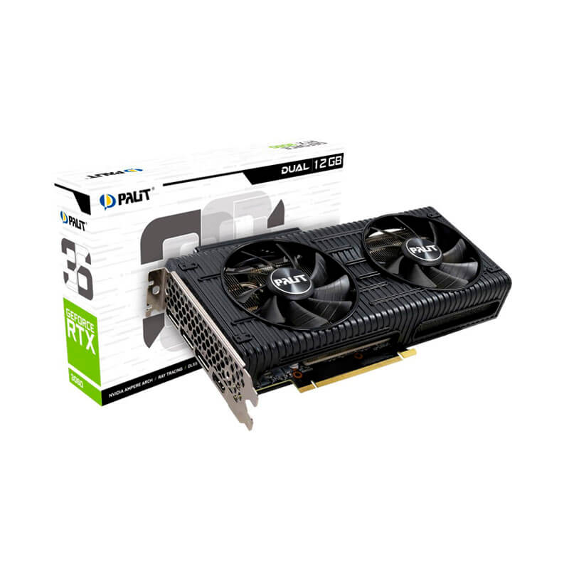 

Видеокарта GF RTX 3060 12GB GDDR6 Dual Palit (NE63060019K9-190AD)