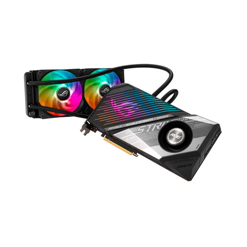 

Видеокарта Asus AMD Radeon RX 6900 XT 16GB GDDR6 ROG Strix Gaming OC (ROG-STRIX-LC-RX6900XT-O16G-GAMING)