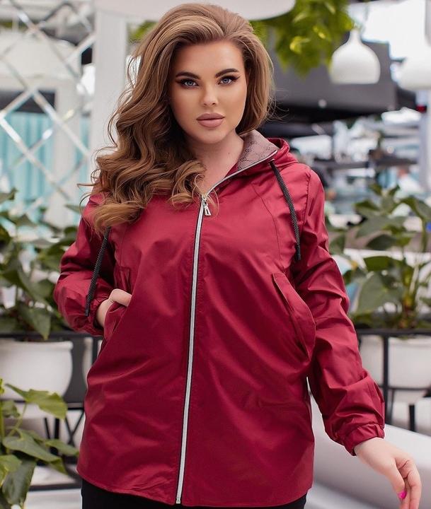 

Ветровка G&M k-79544 52-54 Размер цвет бордовый+гуччи