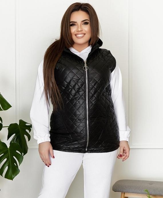 

Жилетка G&M k-77897 64-66 Размер цвет черный