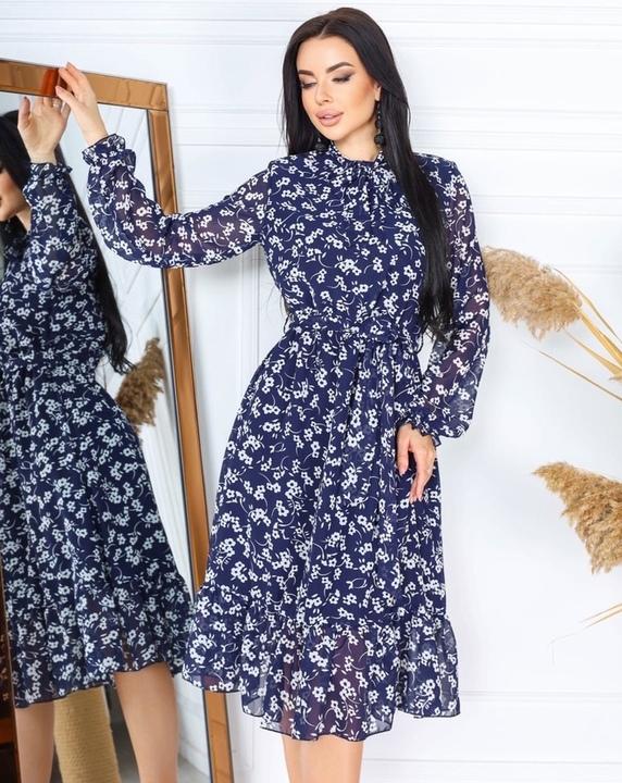 

Платье G&M k-77934 - Размер цвет темно-синий цветы, Платье G&M k-77934 46-48 Размер цвет темно-синий цветы