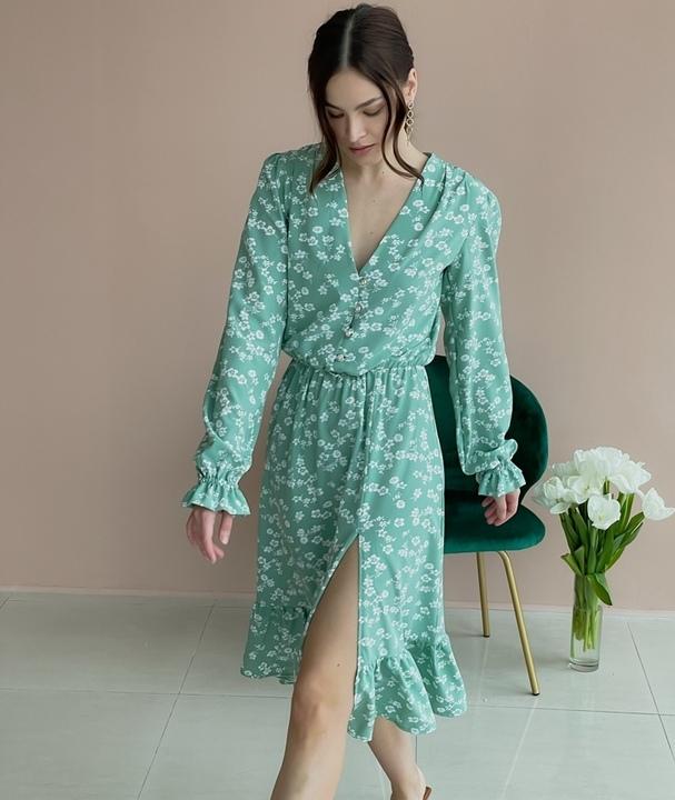 

Платье G&M k-78333 - Размер цвет мятный, Платье G&M k-78333 46-48 Размер цвет мятный