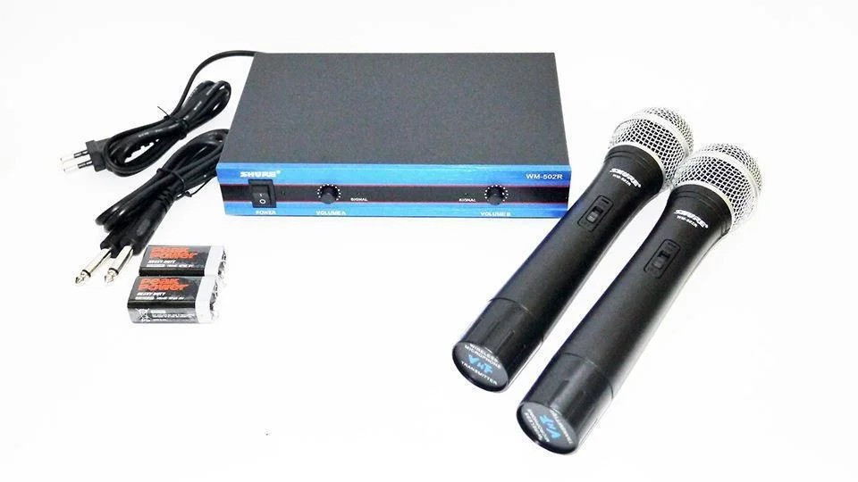 

Беспроводные радио микрофоны SHURE WM502R, черный (MD-11841)