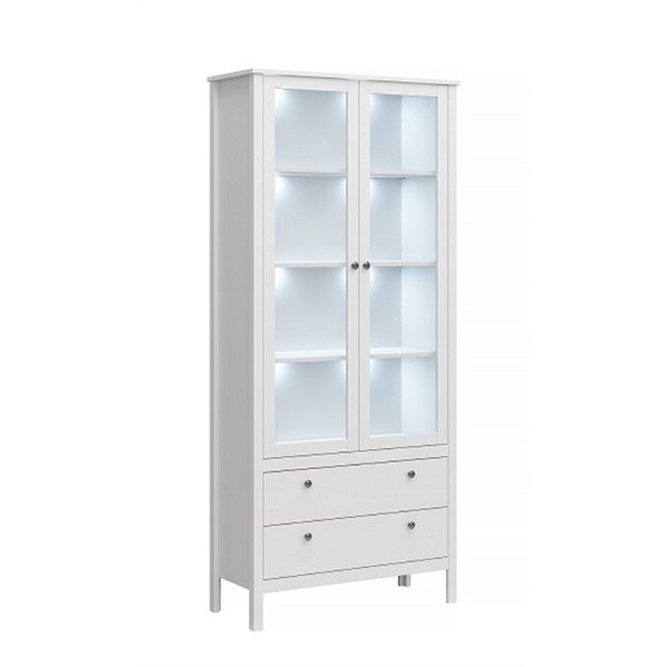 

Витрина высокая MEBELBOS OLE белый 201 х 90 х 37 OLE2w2s