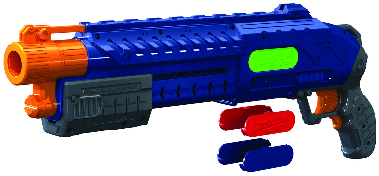 

Бластер Adventure Force Tactical Strike Liberator Spring Blaster ,Compatible NERF Rival