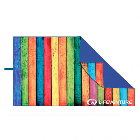 

Полотенце Lifeventure Soft Fibre Printed Striped Planks Giant