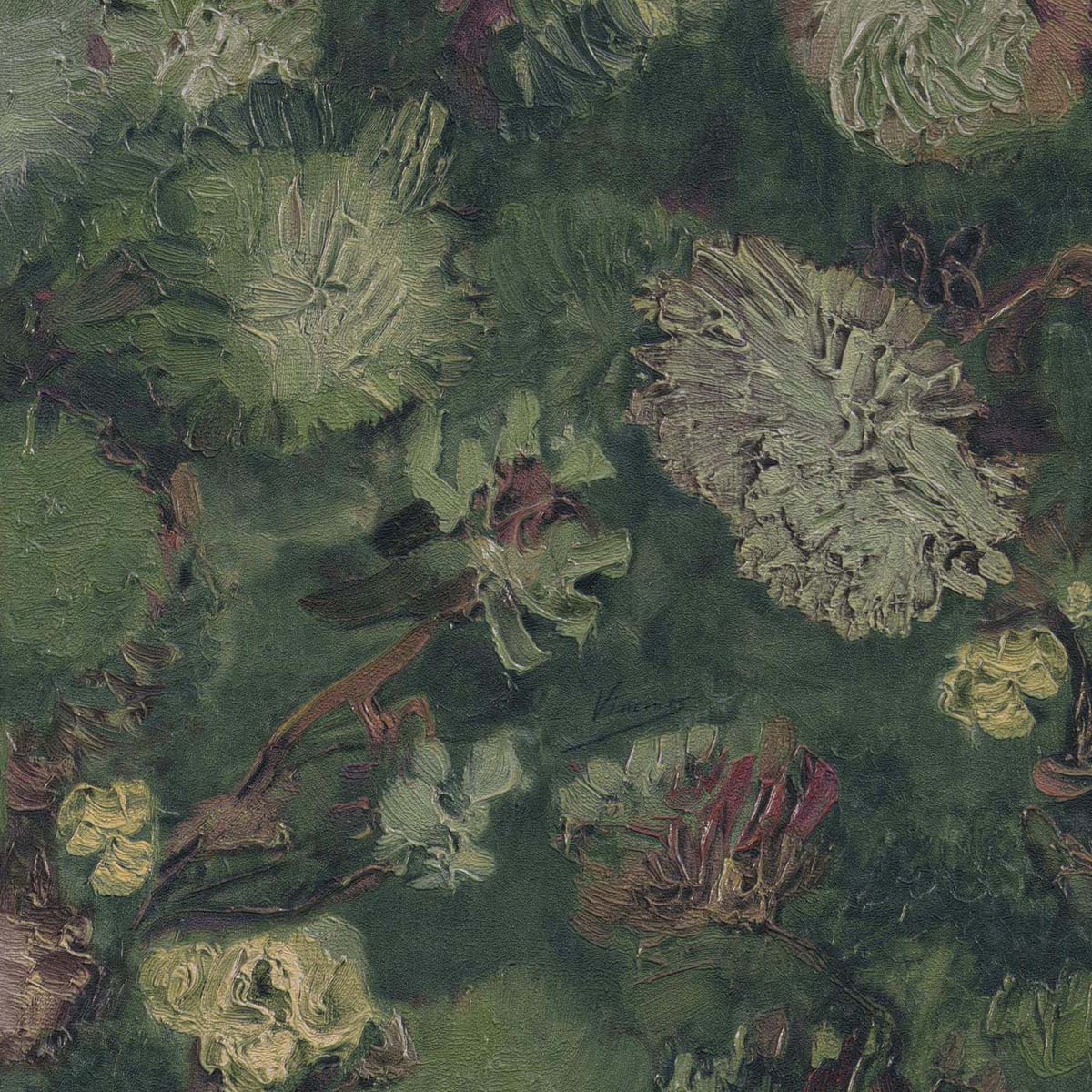 

Обои BN Van Gogh 2 220001 астры зеленый 0.53 x 10.05 м