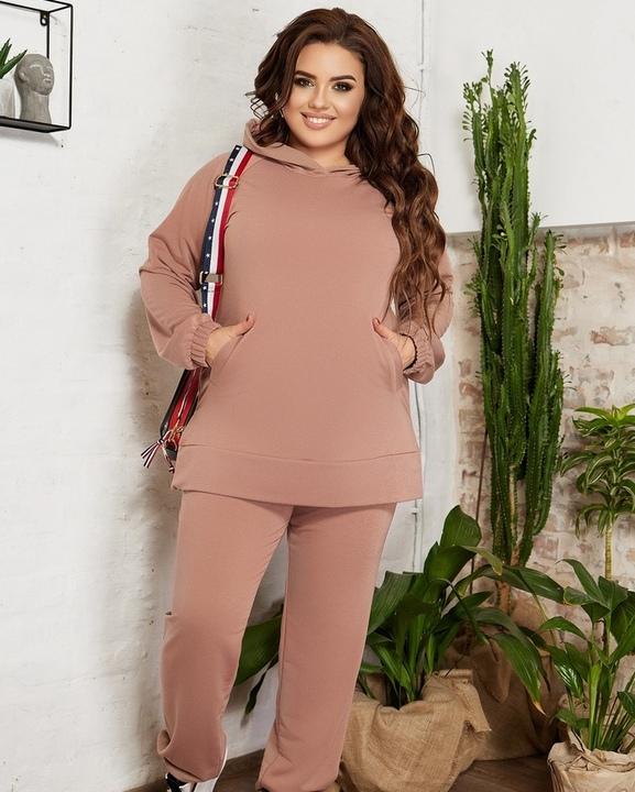 

Спортивный костюм G&M k-77577 - Размер цвет мокко, Спортивный костюм G&M k-77577 60-62 Размер цвет мокко