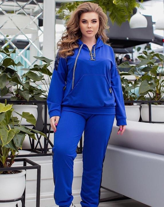 

Спортивный костюм G&M k-79553 48-50 Размер цвет электрик