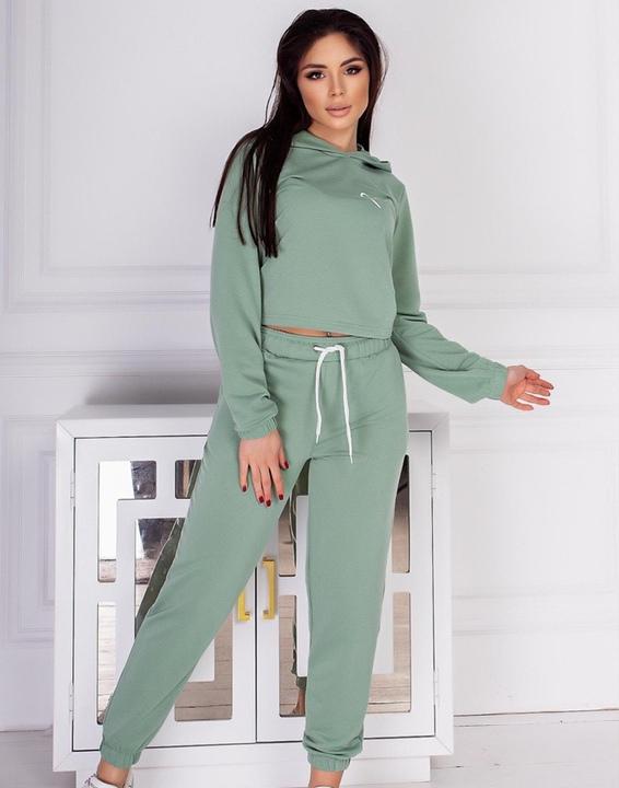 

Спортивный костюм G&M k-77635 44 Размер цвет оливковый