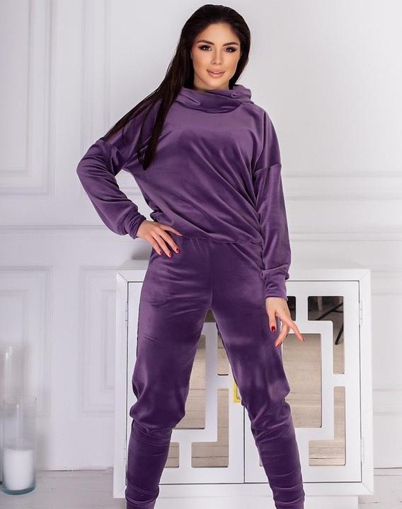 

Спортивный костюм G&M k-77633 42 Размер цвет сиреневый