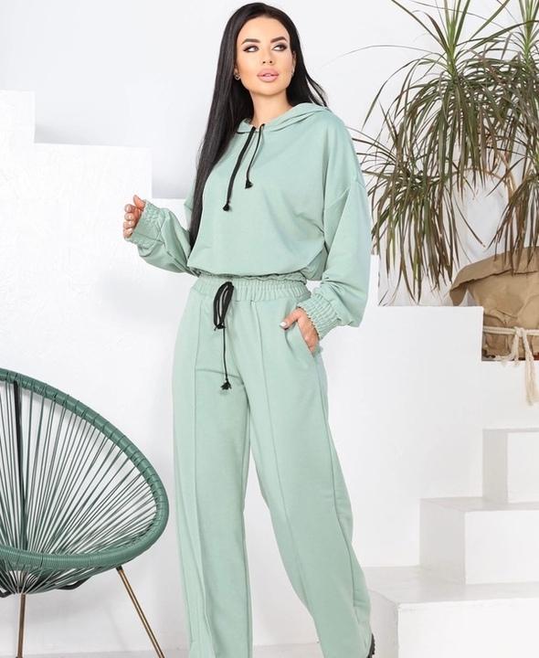 

Спортивный костюм G&M k-77729 46-48 Размер цвет оливковый