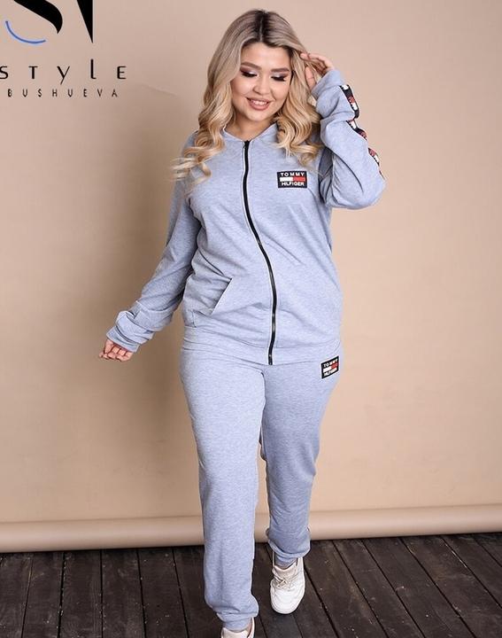 

Спортивный костюм G&M k-78729 52 Размер цвет серый