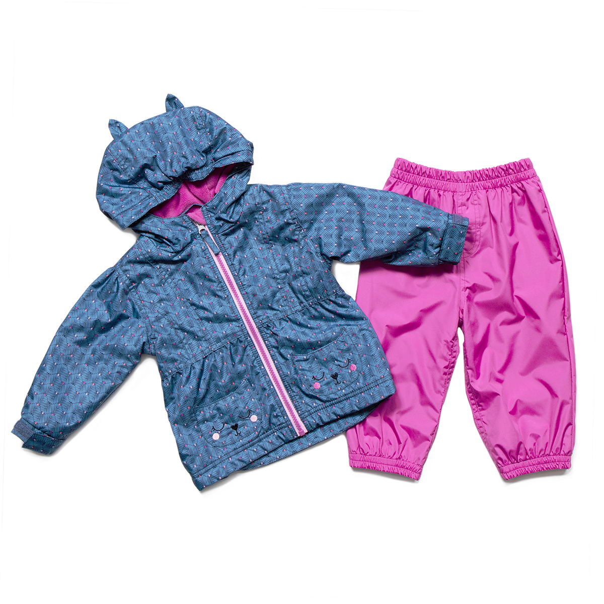 

Демисезонный комплект на флисе Peluche&Tartine S18M08-Heaven голубой с розовым 80 - 88 см (S18M08-Heaven-18m)