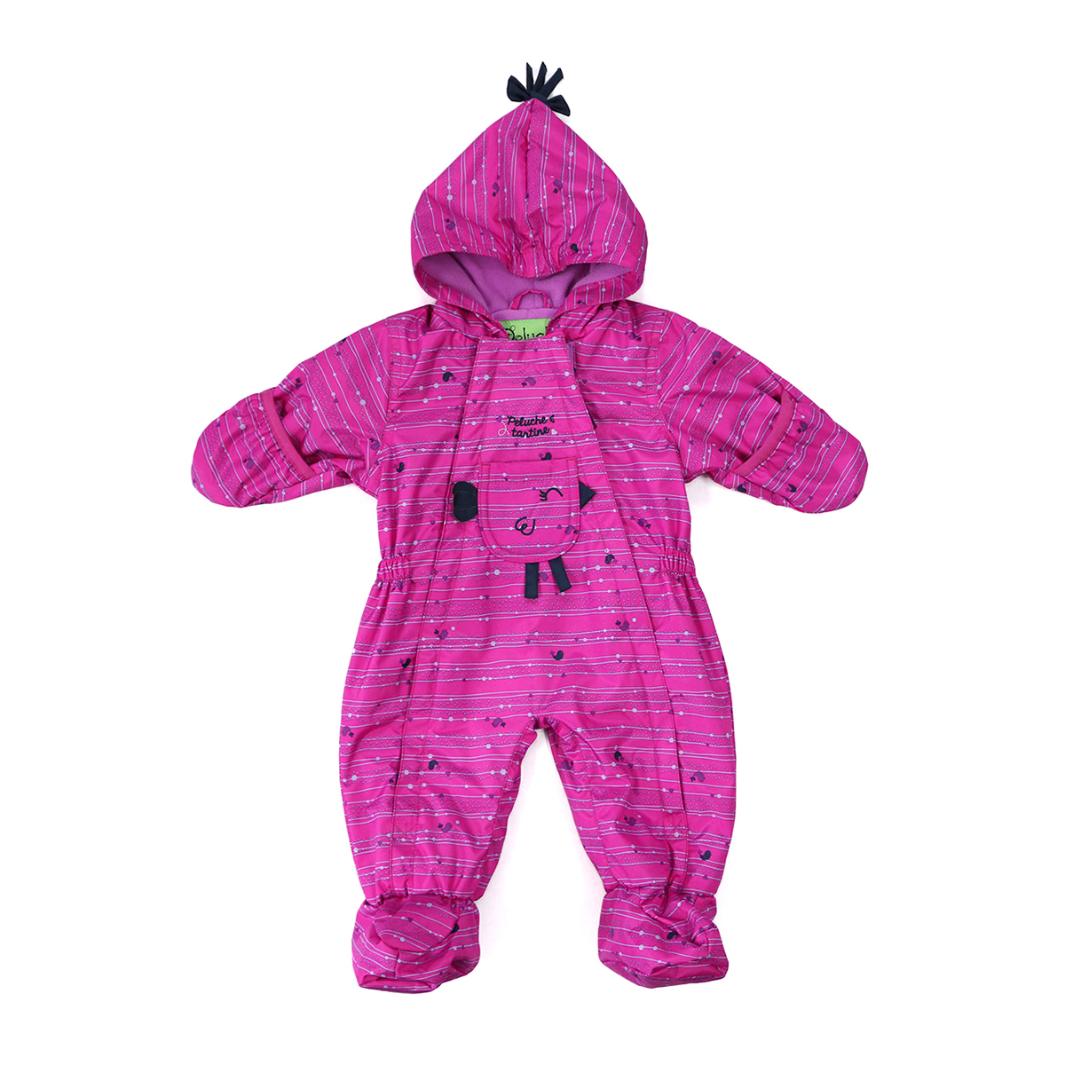 

Демисезонный комбинезон цельный Peluche&Tartine S17M106-PopViola розовый 50 - 58 см (S17M106-PopViola-1m)
