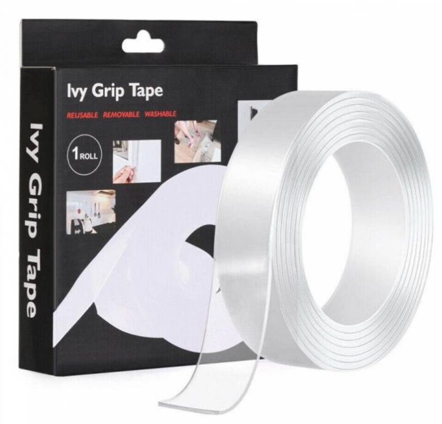 

Многоразовая крепежная лента 5 м Ivy Grip Tape Сверхсильная клейкая гелиевая лента