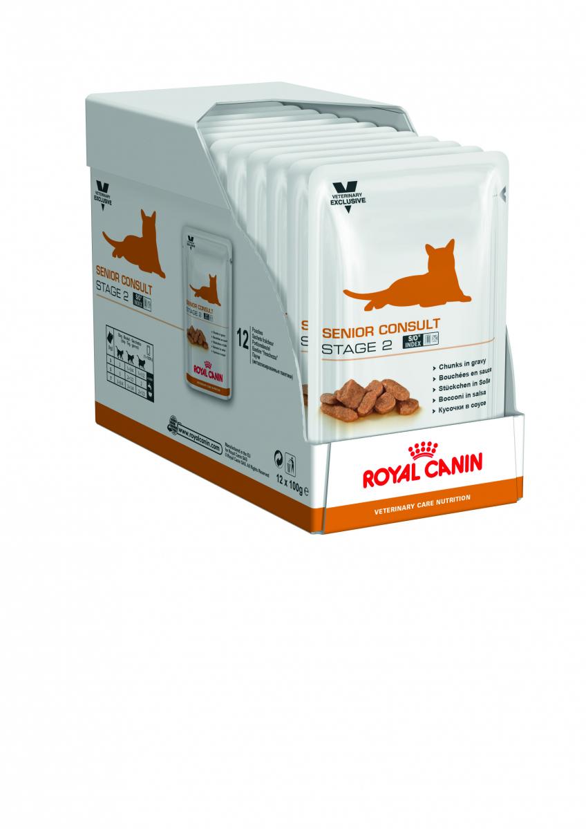 

Ветеринарный влажный корм для котов Royal Canin Senior Consult Stage 2 12 шт(упаковка) (4091001up)