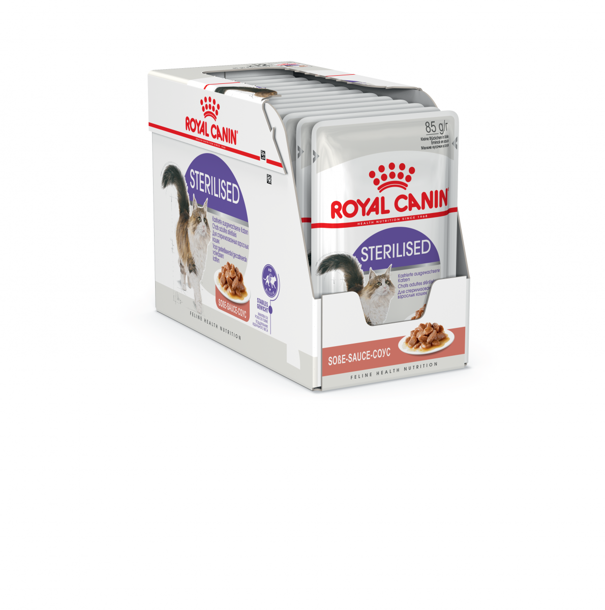 

Влажный корм для котов Royal Canin Sterilised Sauce 12 шт(упаковка) (4095001up)