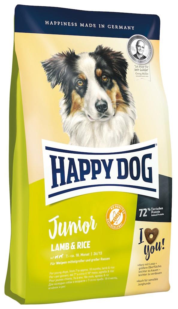 

Сухой корм для щенков Happy Dog Supreme Junior Lamb & Rice 10 кг