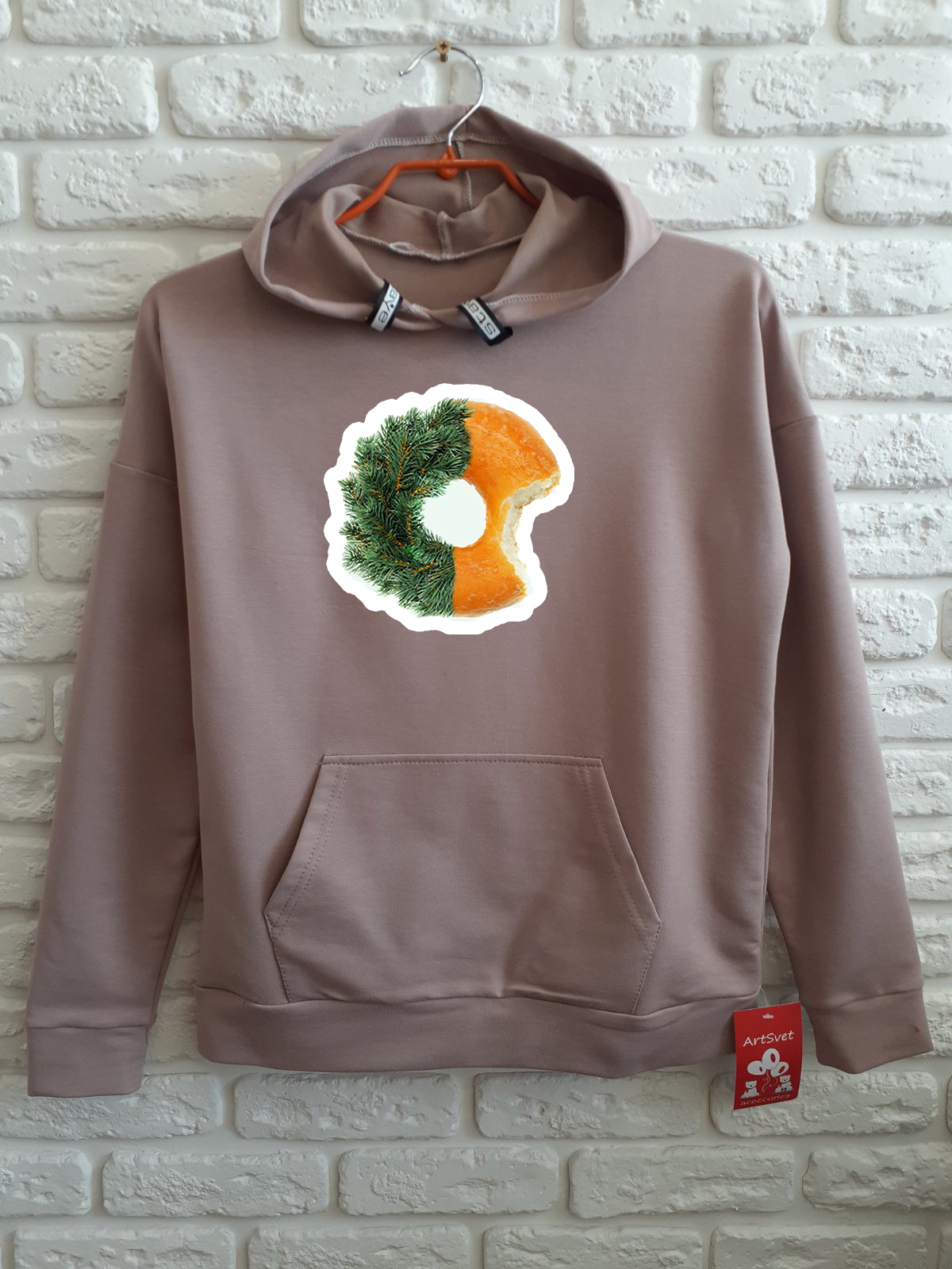 

Худи для мальчиков ArtSvet пончик Бежевый 158 см ART2PTKF