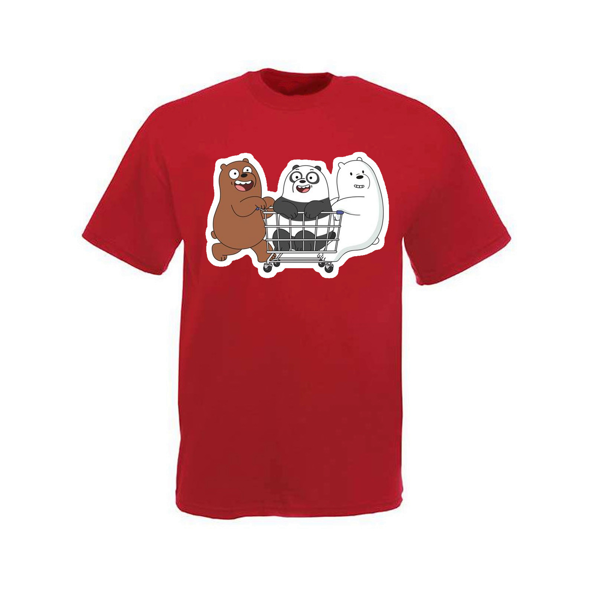 

Футболка мужская ArtSvet Вся правда о медведях (We Bare Bears) Красный M ARTBEER1PART