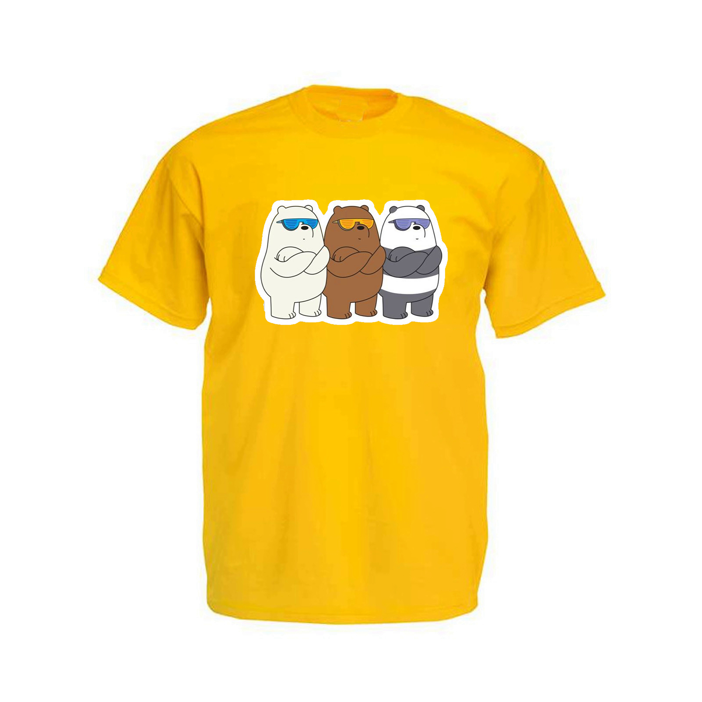 

Футболка мужская ArtSvet Вся правда о медведях (We Bare Bears) Желтый L ARTBEER2PART
