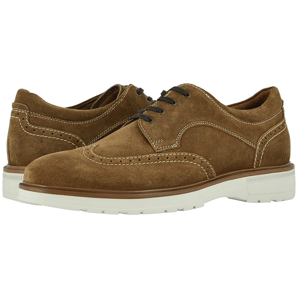 

Туфли оксфорды Florsheim Astor Wing Tip Oxford Mushroom Suede/Cream Sole, 41 (260 мм)