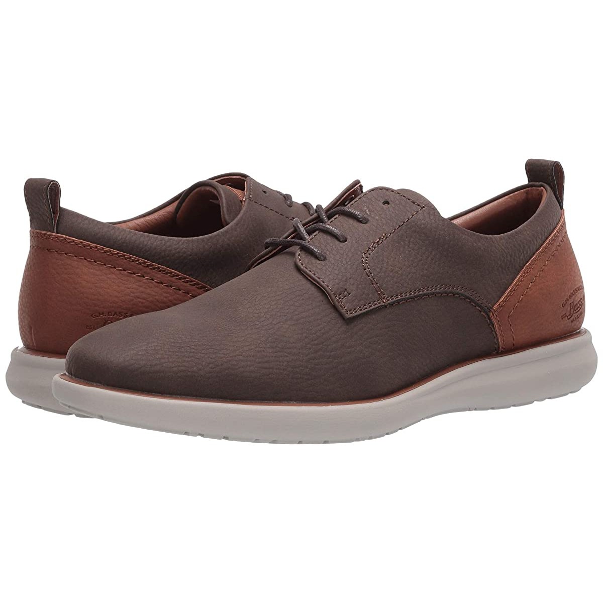 

Туфли оксфорды G.H. BASS CO. Duncan Tumbled Brown/Tan, 43 (280 мм)