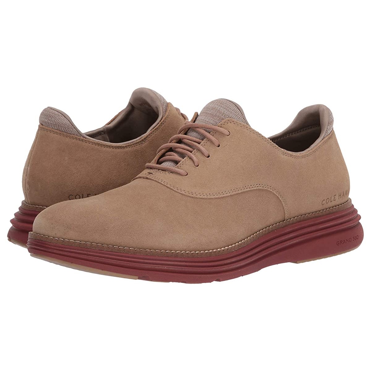

Туфли оксфорды Cole Haan Original Grand Ultra Plain Toe Ox Safari Suede/Brick Red, 43 (280 мм)