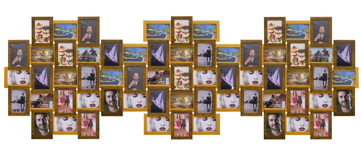 

Деревянная мультирамка HandiCraft Двойное Золото 215 х 75 см (МГ-63-L-ДЗ)