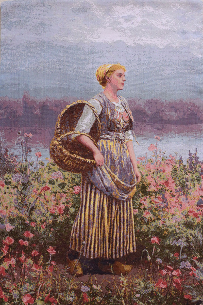 

Гобелен из коттона и шенила, машинная работа из Египта 80x120 (21595 120x80)