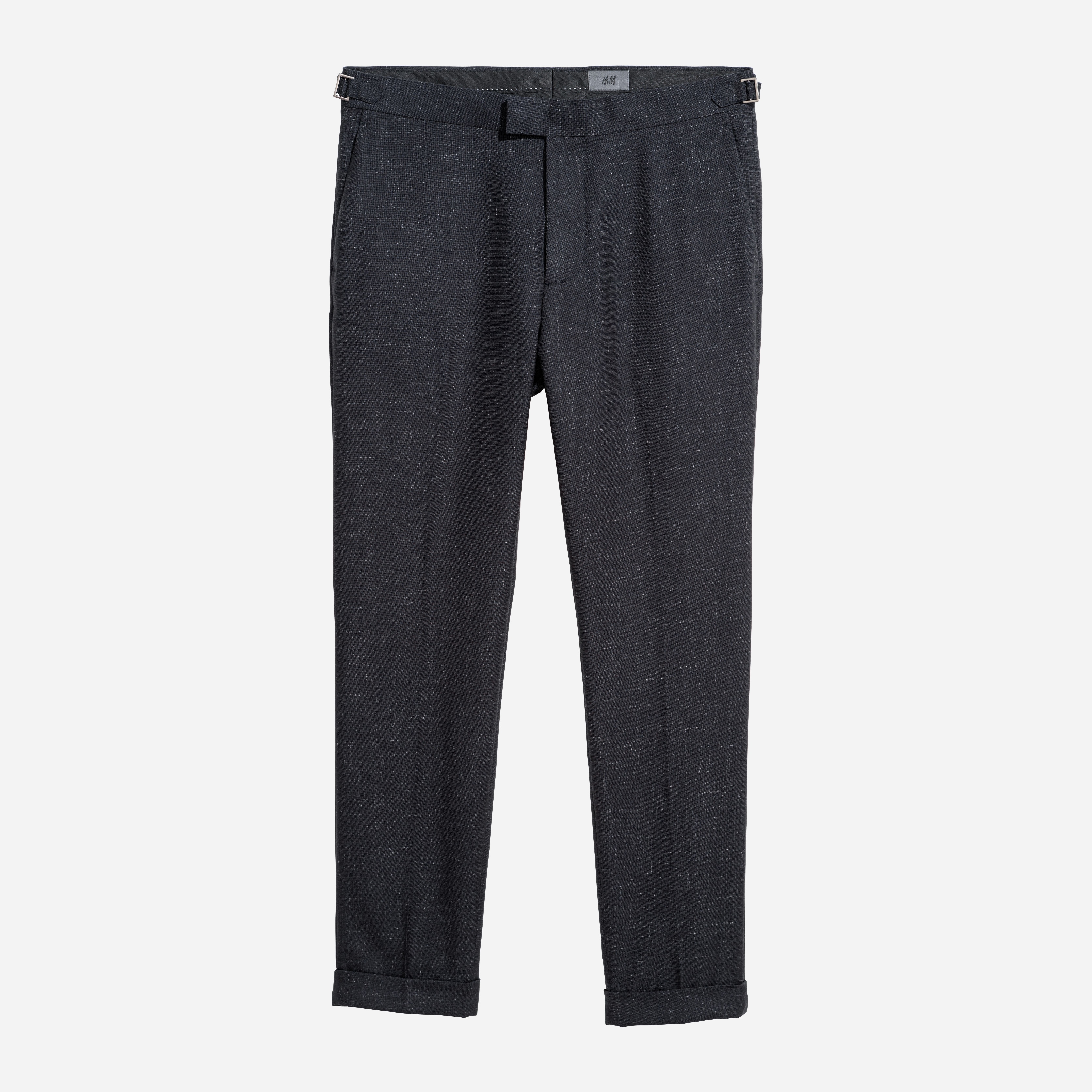 

Брюки H&M 5872837-ABFX 56 Темно-синие с белым