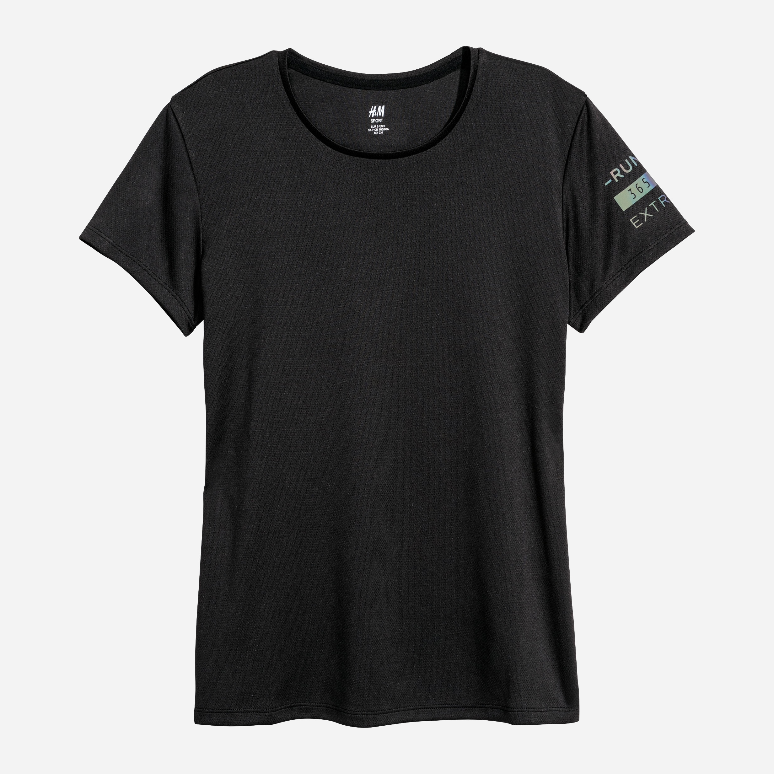 

Футболка H&M 6102897-AAPU XS Черная