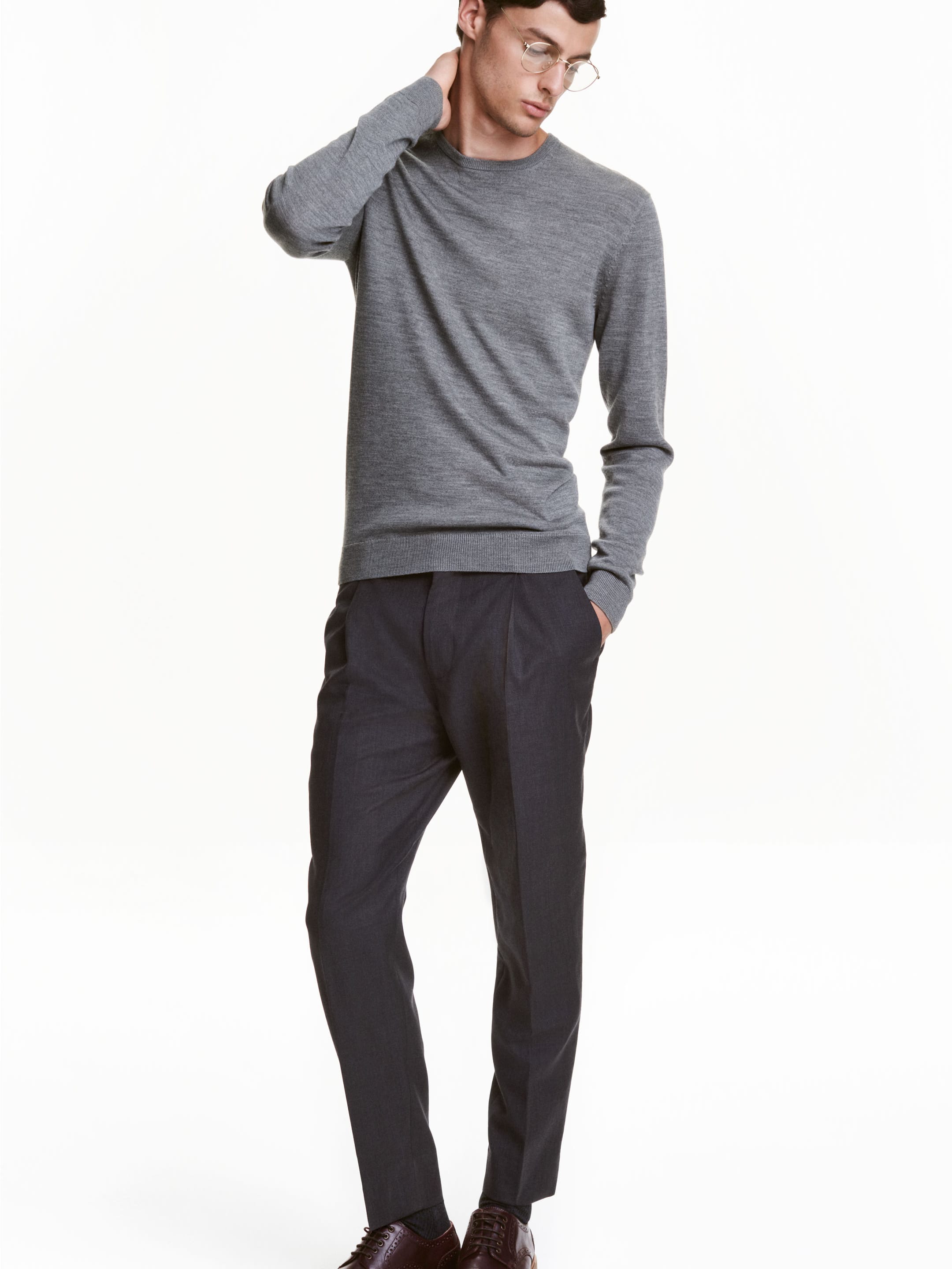 

Брюки H&M 4447984-ACXW 50 Темно-серые