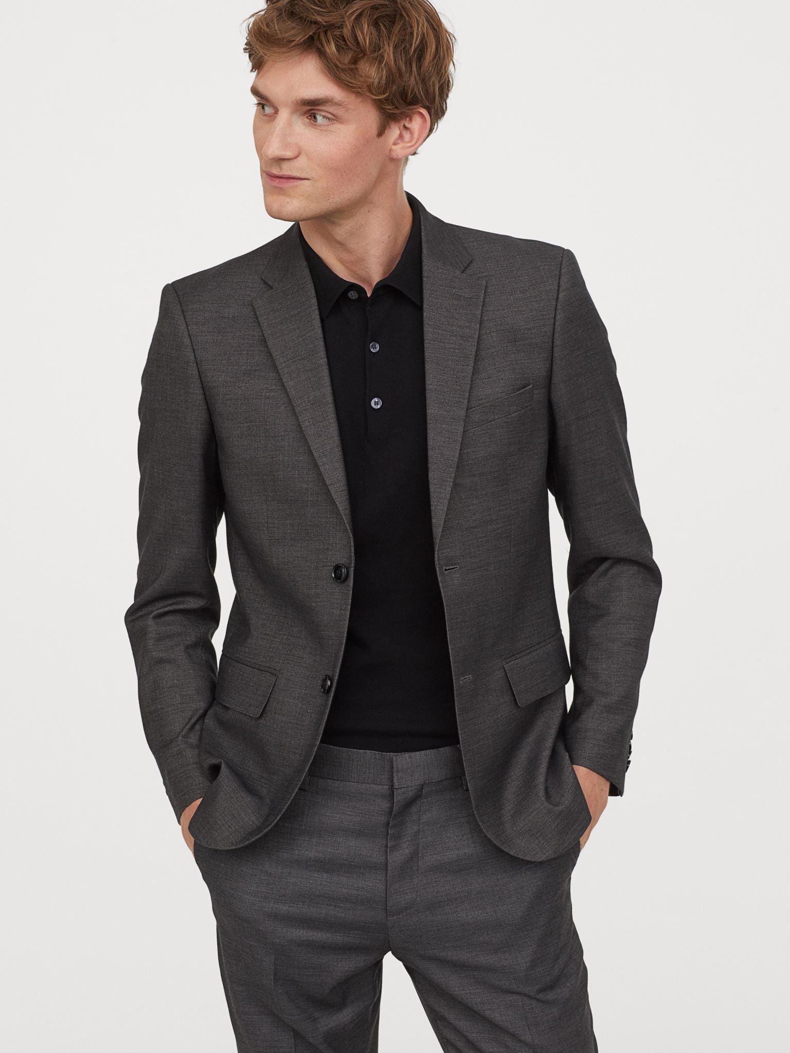 

Пиджак H&M 7139869-ACXW 48 Темно-серый