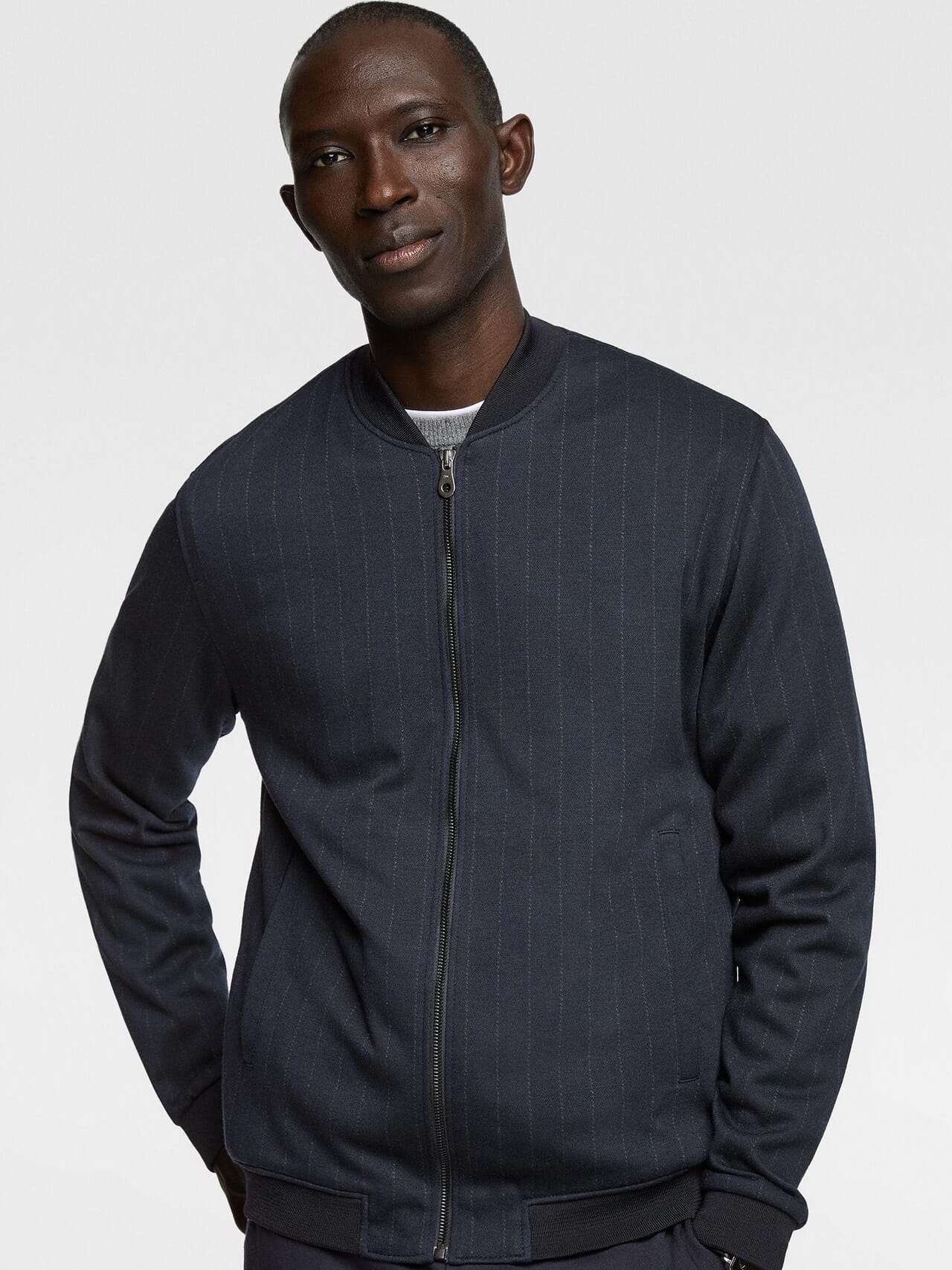 

Бомбер Zara 6861/314/400-ABLO L Темно-синий