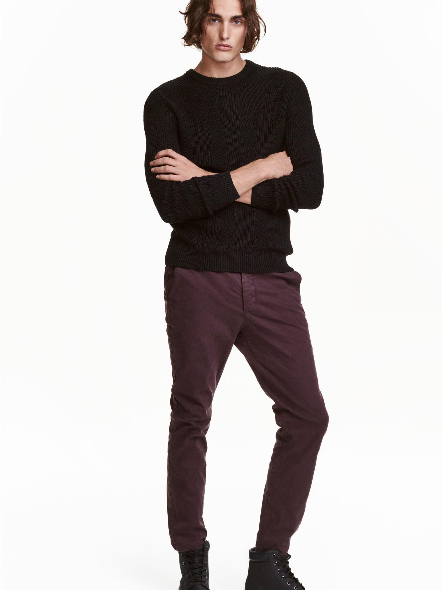

Брюки H&M 4170814-ACXF 48 Сливовые
