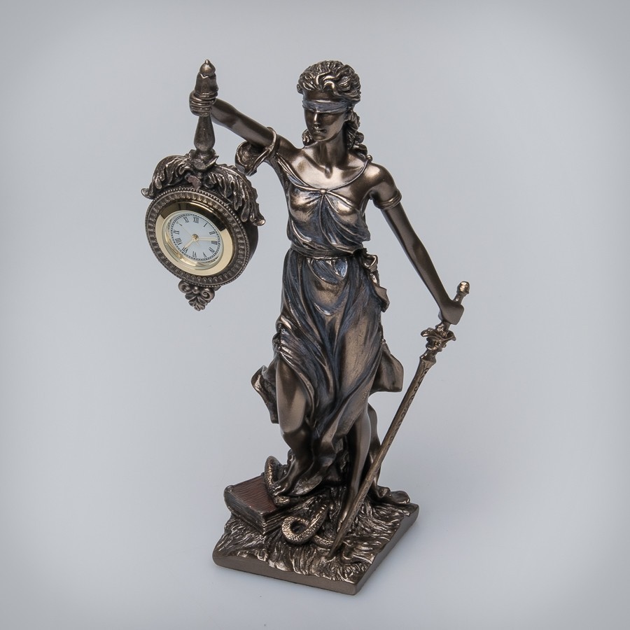 

Статуетка Themis Часы Фемида 19 см