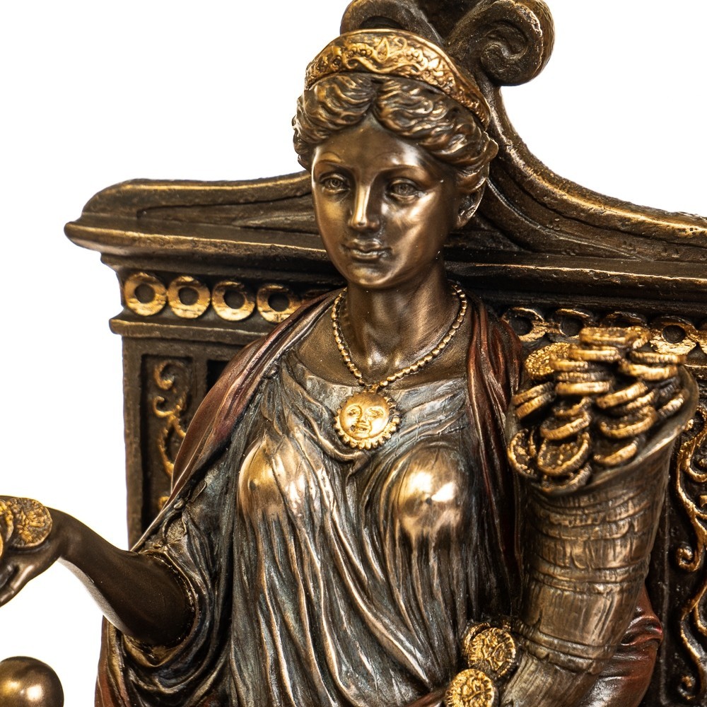 

Статуетка Themis Фортуна на троне 27 см