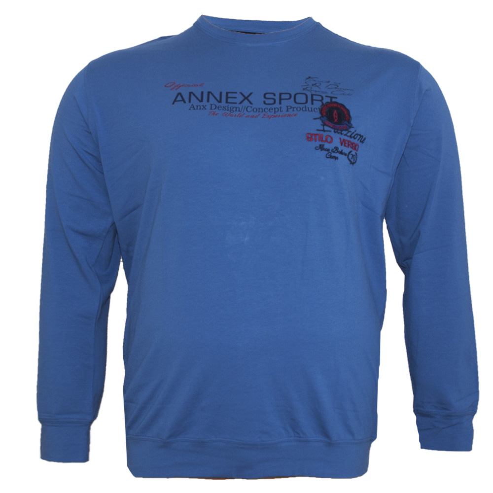 

Футболка с длинными рукавами ANNEX fu00826053 () синий, Футболка с длинными рукавами ANNEX fu00826053 (76) синий