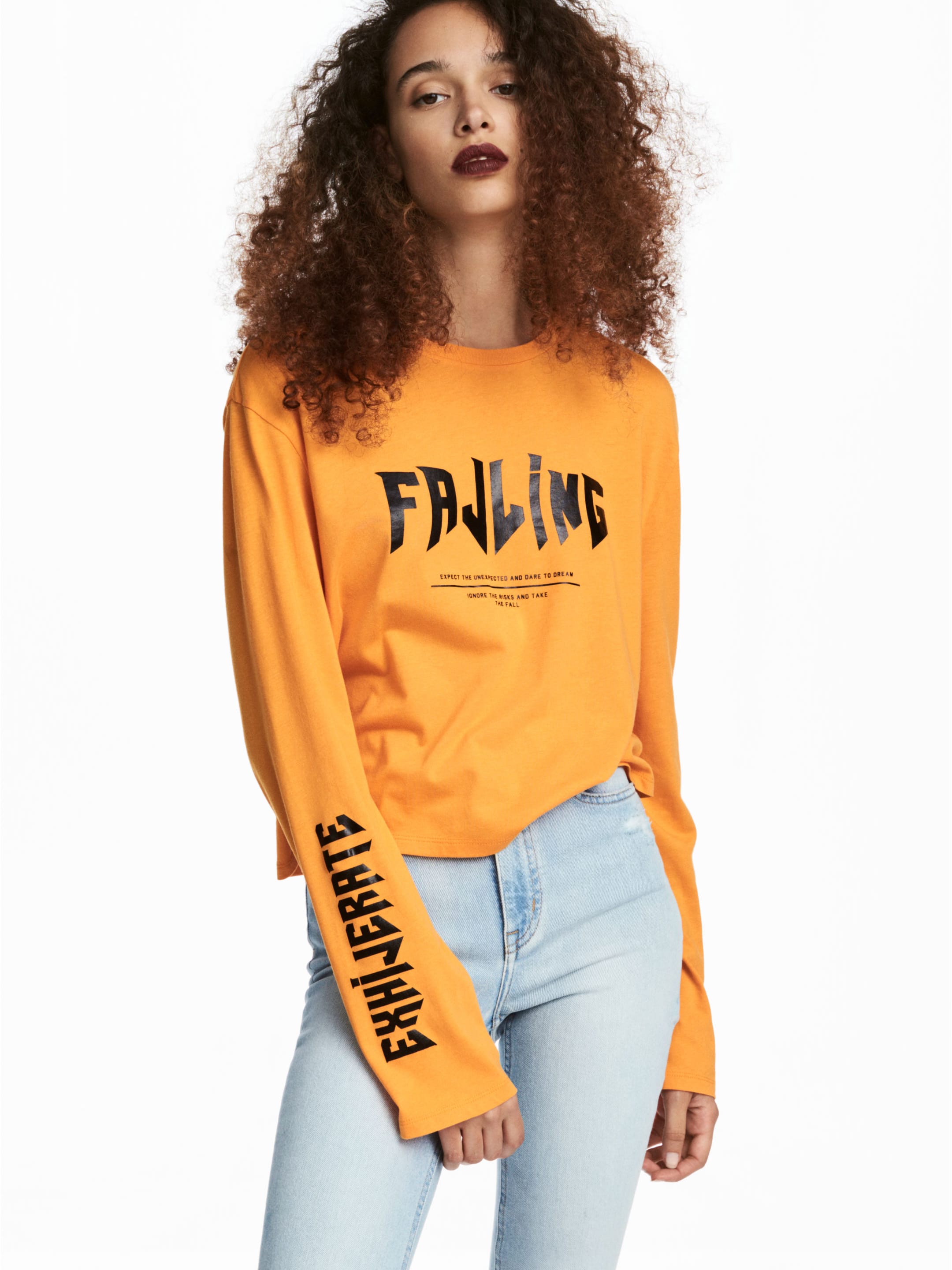 

Лонгслив H&M 5585246-AARO L Желтый
