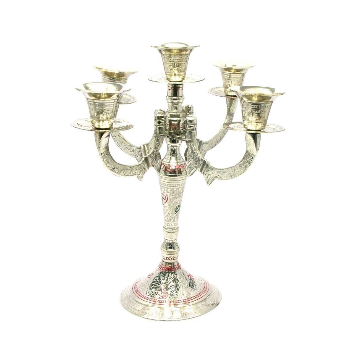 

Подсвечник Antique Collection Bronze бронзовый на 5 свечей хром 26х25х25 см
