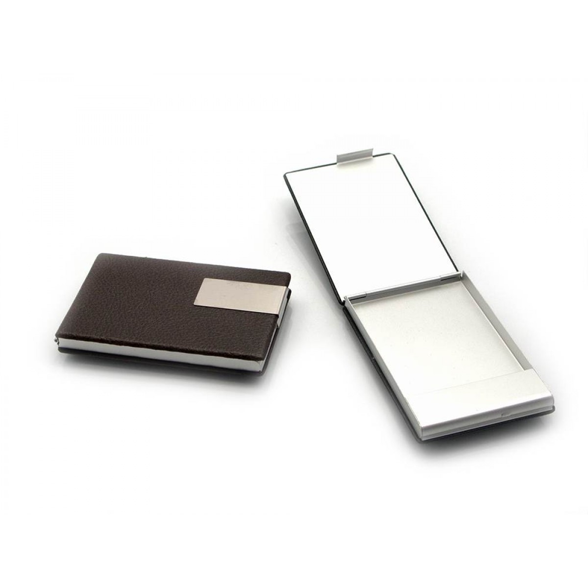 

Визитница Card Case магнитная коричневая