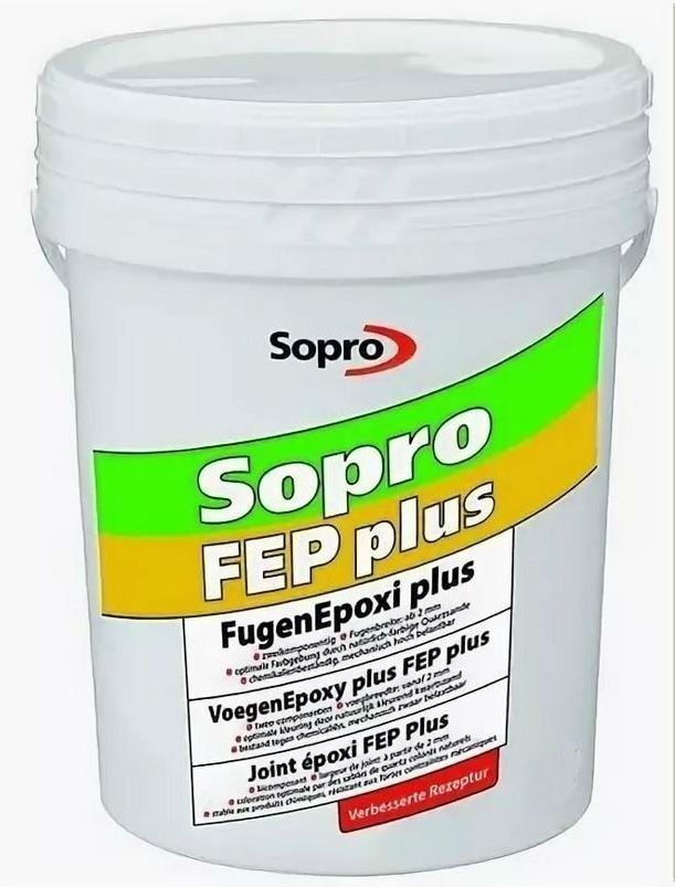 

Эпоксидная затирка для швов Sopro FEP Plus 1503 серо-каменный (22) 2 кг