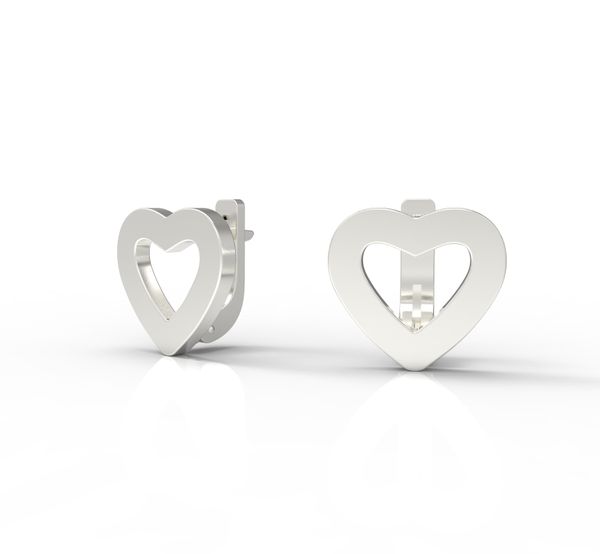 

Срібні сережки "Feelings Diamond"