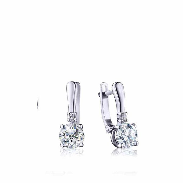 

Срібні сережки "Wind Diamond"